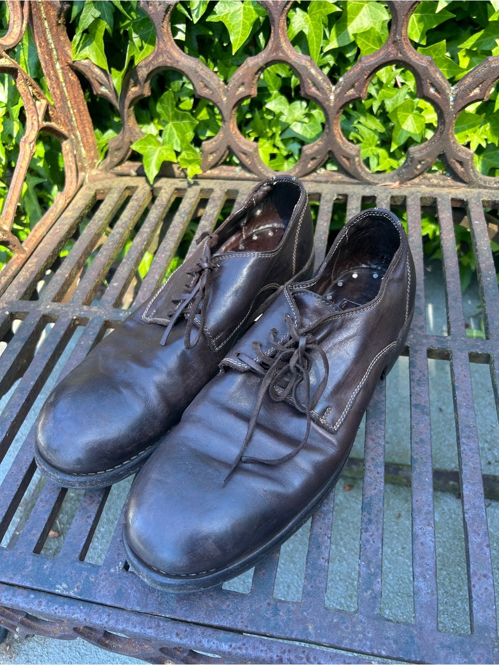 Casey Casey x Guidi Brown Leather ‘Horsy’ Derby’s